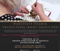 Warsztaty pisania ikon w Dworku Kościuszków