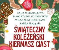 Świąteczny Koleżeński Kiermasz Ciast na WBiB