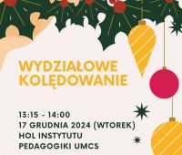 WYDZIAŁOWE KOLĘDOWANIE