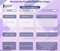 Akademia Prawa Podatkowego - IV edycja