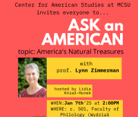 "ASK an AMERICAN" - spotkanie z prof. Lynn...