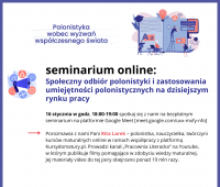 II seminarium dotyczące kompetencji polonistów na rynku...