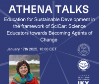 ATHENA Talk: Education for Sustainable Development in the...