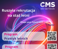 Rusza rekrutacja na staż letni CMS