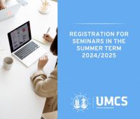 Registration for Seminars in the summer term 2024/2025