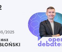 Open Debates - spotkanie z Łukaszem Jabłońskim
