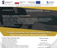 Projekt "Twoja szansa na rynku pracy!"
