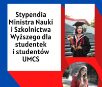 Stypendia Ministra Nauki dla studentek i studentów UMCS