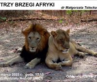 „Trzy brzegi Afryki”  - odczyt OL PTG