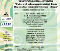 Zaproszenie na II Konferencję naukowo-metodyczną