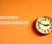 Godziny dziekańskie - 9 kwietnia 
