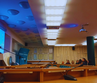 Fotorelacja ze spotkania z Prof. Bożeną Czwojdrak z UŚ