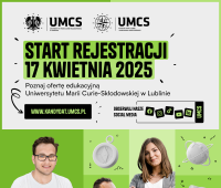 Rejestracja na studia rusza 17 kwietnia!