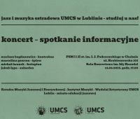 Koncert – spotkanie informacyjne