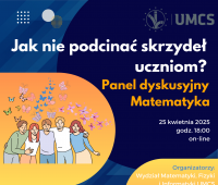 Jak nie podcinać skrzydeł uczniom? - panel dyskusyjny już...