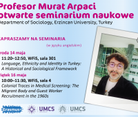 Profesor Murat Arpacı | otwarte seminarium naukowe