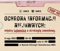 Wykład ppłk. Grzegorza Zbiróga o ochronie informacji...