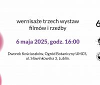 Wernisaże trzech wystaw filmów i rzeźby z cyklu mistrz i...