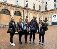 Przedstawicielki Centrum Promocji na Università degli...