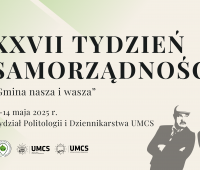  XXVII Tydzień Samorządności