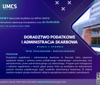 Nowy kierunek studiów II stopnia na WPiA