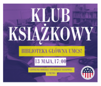 Klub Książkowy American Corner 13.05