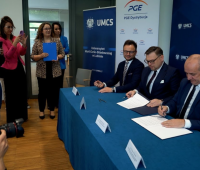 Konferencja prasowa UMCS i PGE Dystrybucja: Nowy etap...