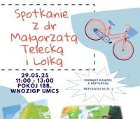Spotkanie z dr Małgorzatą Telecką i Lolką - promocja...