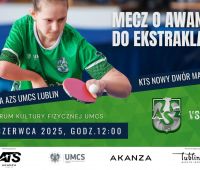Tenisistki stołowe zagrają o awans do Ekstraklasy