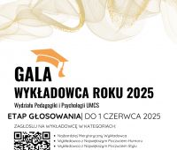 Gala Wykładowca Roku - głosowanie do 1 czerwca