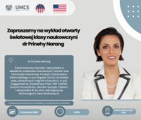 Dr Prineha Narang z wizytą na Wydziale MFiI