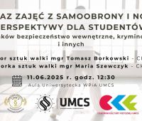 Pokaz zajęć z samoobrony i nowe perspektywy dla studentów...