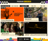 Program wydarzeń w Chatce Żaka!