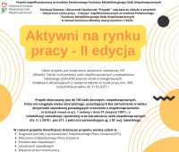 Zaproszenie do udziału w Projekcie "Aktywni na rynku...