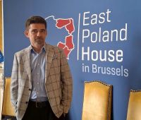 Dr Jakub Olchowski na konferencji w Brukseli