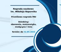 Nagroda naukowa im. Mikołaja Kopernika | nabór kandydatów