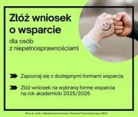 Złóż wniosek o wsparcie dla OzN na UMCS