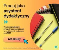 Pracuj jako asystent dydaktyczny OzN