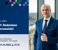 Rektor UMCS gościem programu w TVP3 Lublin