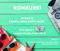 Wakacje z Kartą Absolwenta UMCS - zgłoszenia do 16.09.