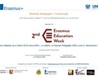 2nd Erasmus Education Week - zaproszenie