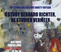 Wystawa Swiety Butsan "I study Gerhard Richter, he...
