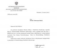 Prof. K. Smyk Przewodniczącą Rady ds. Niematerialnego...
