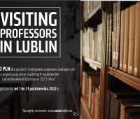 Visiting Professors in Lublin (II edycja) - nabór wniosków