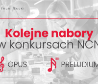 Nabory do konkursów OPUS 29 i PRELUDIUM 24
