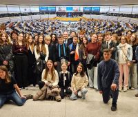 Laureatki konkursu WPiD UMCS na wizycie studyjnej w Brukseli