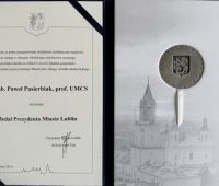 Professor Pasierbiak Honored by the Mayor of Lublin