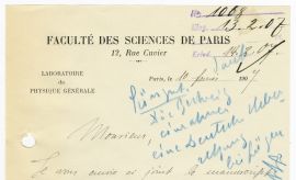 Kserokopie listów Marii Curie-Skłodowskiej