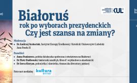 Webinarium IEŚ: Białoruś rok po wyborach prezydenckich....