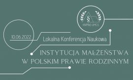 Instytucja małżeństwa w polskim prawie rodzinnym -...